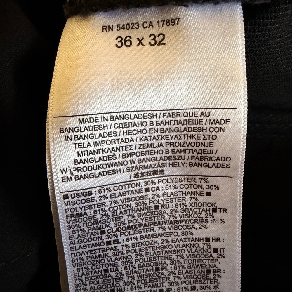 Banana Republic Men's Premium Performance Jeans 36x32 Charcoal Gray Straight Leg